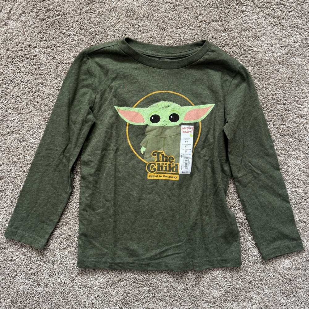 Star Wars Grogu The Child Long Sleeve Tee - Jumping Beans - 5T
